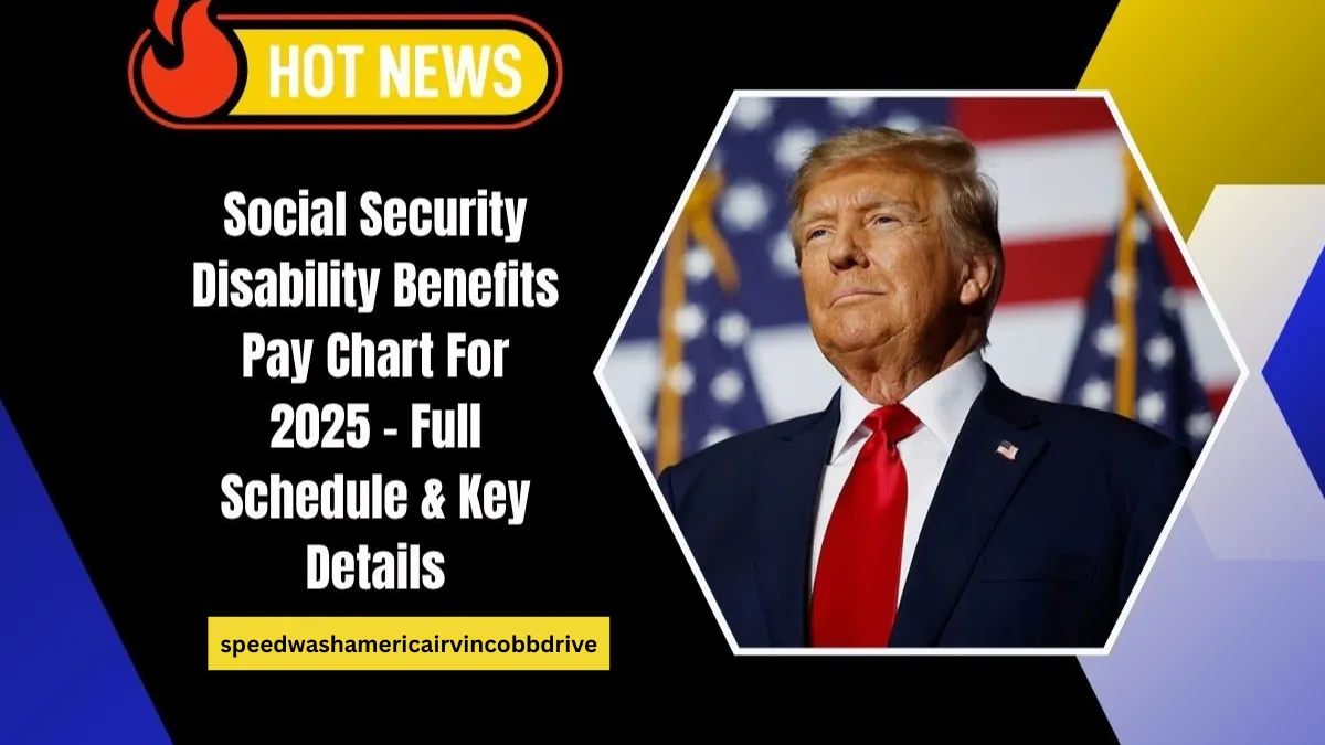 Social Security Disability Benefits Pay Chart For 2025 – Full Schedule & Key Details Explained