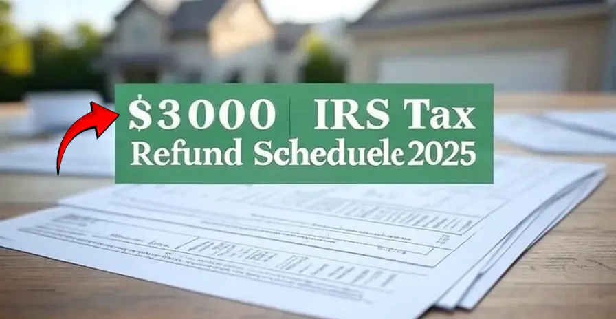 $3000 IRS Tax Refund Schedule 2025